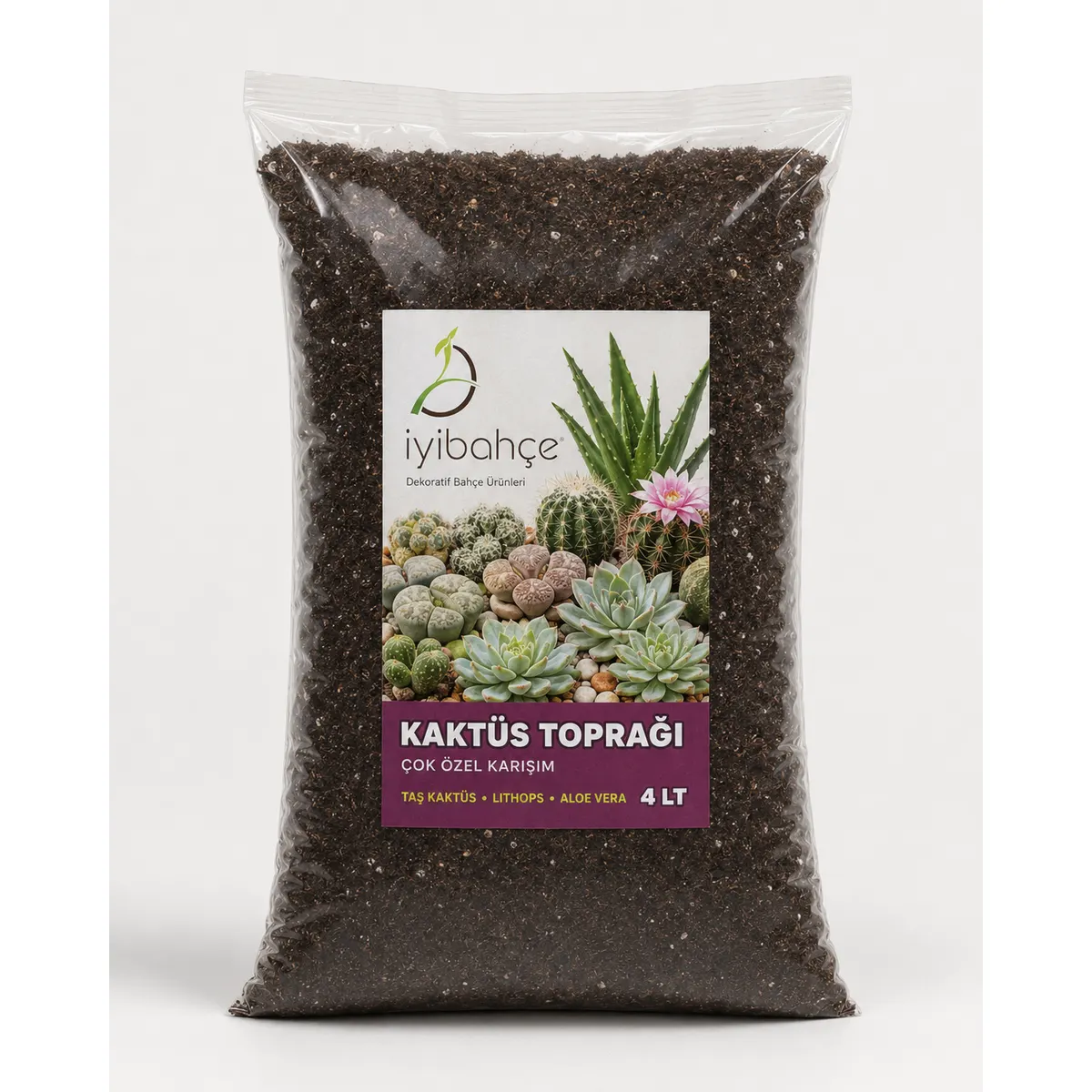 İyibahçe Kaktüs ve Sukulent Toprağı 4 LT ana gorsel İyibahçe Kaktüs ve Sukulent Toprağı 4 LT ana gorsel