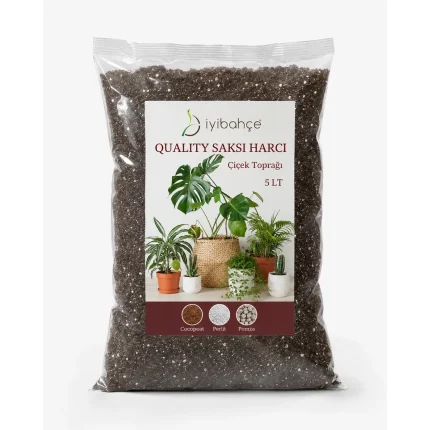 İyibahçe Quality Saksı Harcı Çiçek Toprağı 5 LT ana gorsel