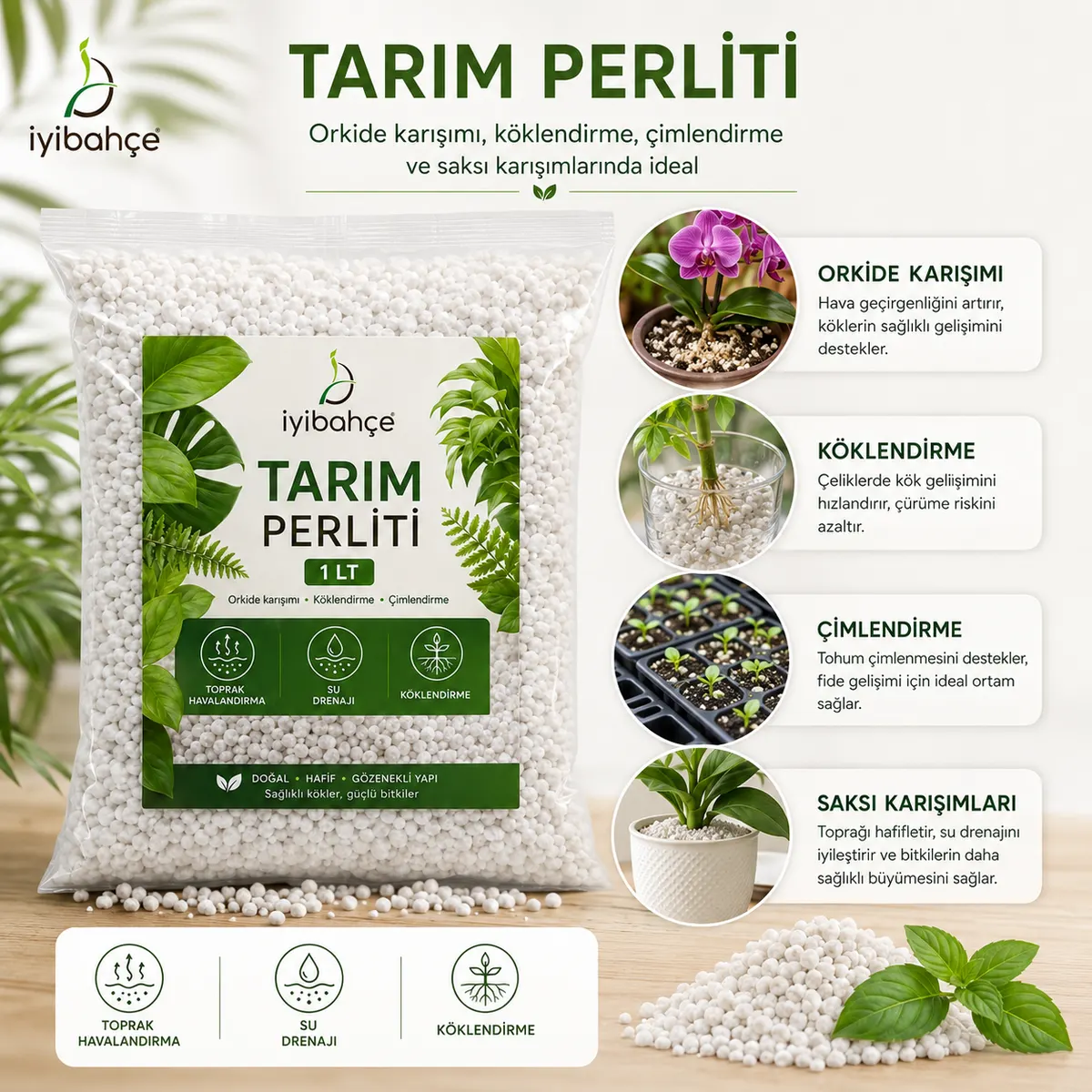 İyibahçe Tarım Perliti 1 LT urun dokusu İyibahçe Tarım Perliti 1 LT urun dokusu